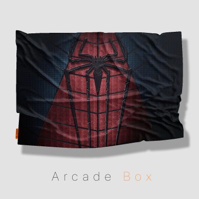 پرچم با طرح Spider Man | کد 13