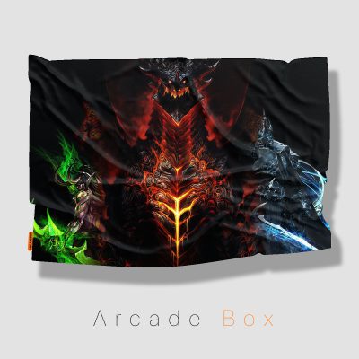 پرچم با طرح Warcraft | کد 1