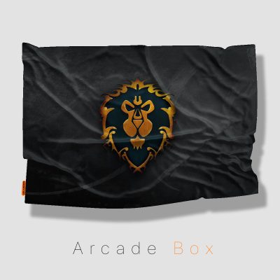 پرچم با طرح Warcraft | کد 4
